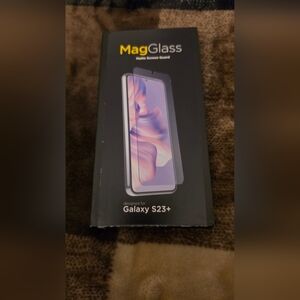 Matte Screen Guard for Galaxy S23+ - Black